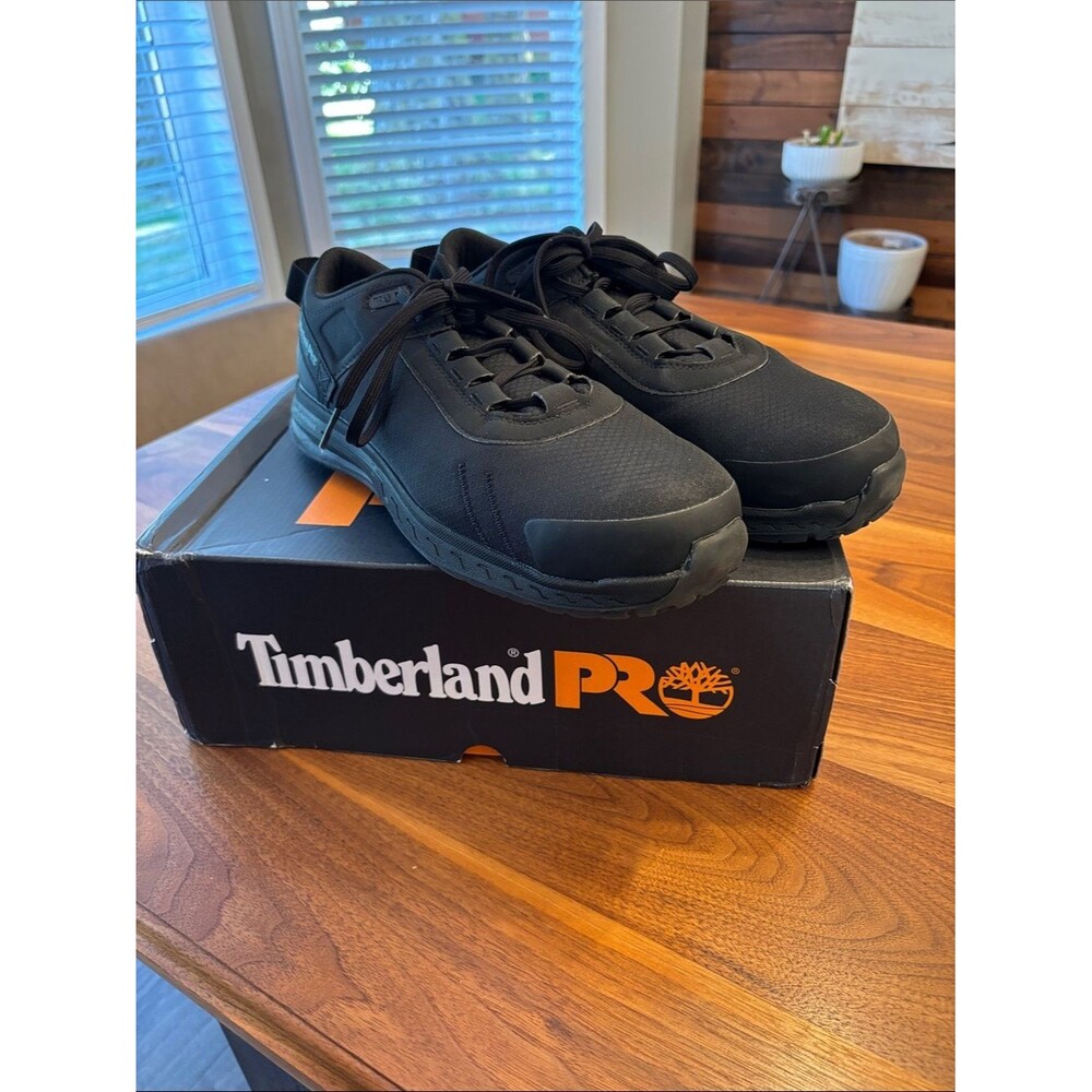 NEW Timberland PRO Overdrive Composite Safety Toe Men's Shoes Black Size 10